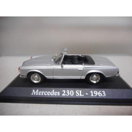 MERCEDES-BENZ W113 230 SL 1963 SILVER 1:43 ALTAYA IXO