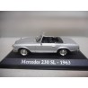 MERCEDES-BENZ W113 230SL 1963 PAGODA SILVER 1:43 RBA IXO HARD BOX