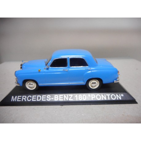 MERCEDES-BENZ W120 180D PONTON BLUE BLISTER IXO DeAGOSTINI 1:43