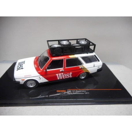 FIAT 131 PANORAMA 1977 RALLY ASSISTANCE WEST IXO RAC306X 1:43