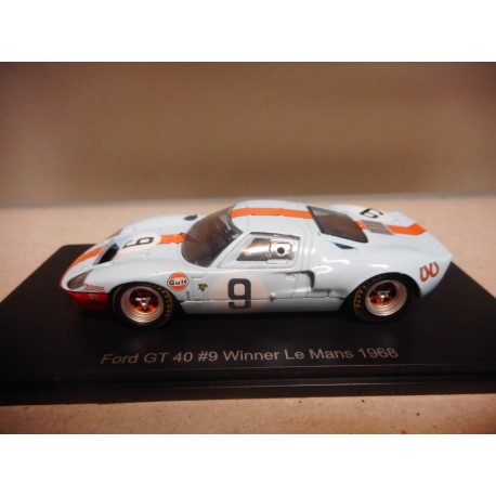 FORD GT 40 WINNER 24H LE MANS 1968 1:43 SPARK DeAGOSTINI
