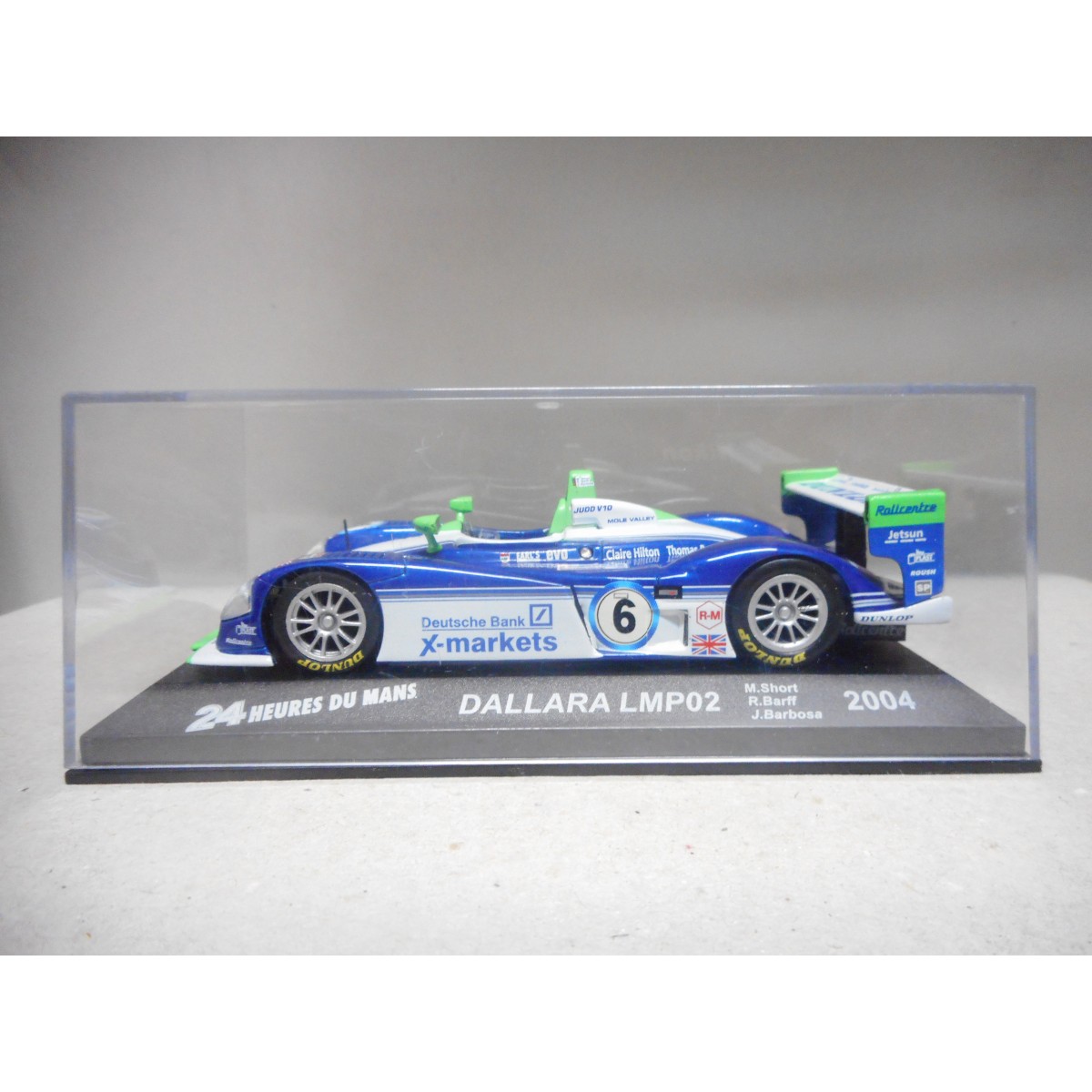 Modèle Réduit 1/43 - Dallara LMP2 N°6 - 24 Heures Du Mans 2004 - Ixo - Occasion En Bon état Avec Boîte