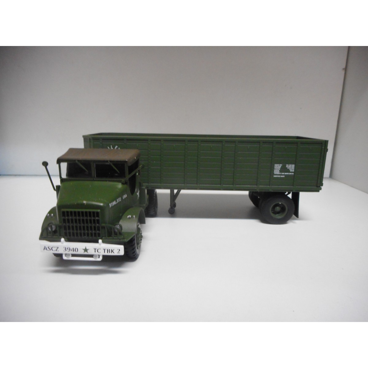 Marmon M426 Tracteur Militaire Bâché – Miniature SAI Retro 87 échelle HO 1/87
