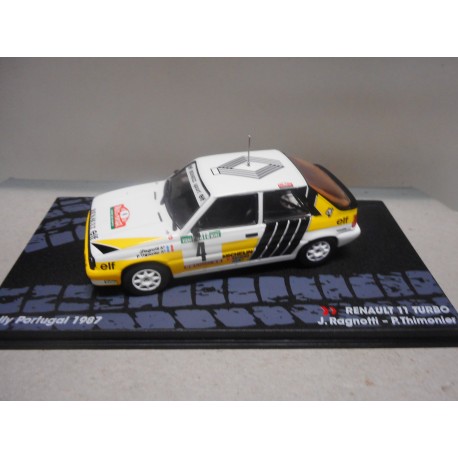 RENAULT 11 TURBO RALLY PORTUGAL 1987 RAGNOTTI EAGLEMOSS IXO 1/43