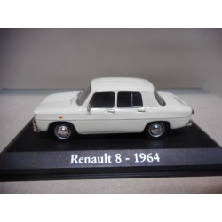 RENAULT 8 WHITE 1:43 RBA IXO BLISTER MAL/BOITE CASSEE VER FOTOS