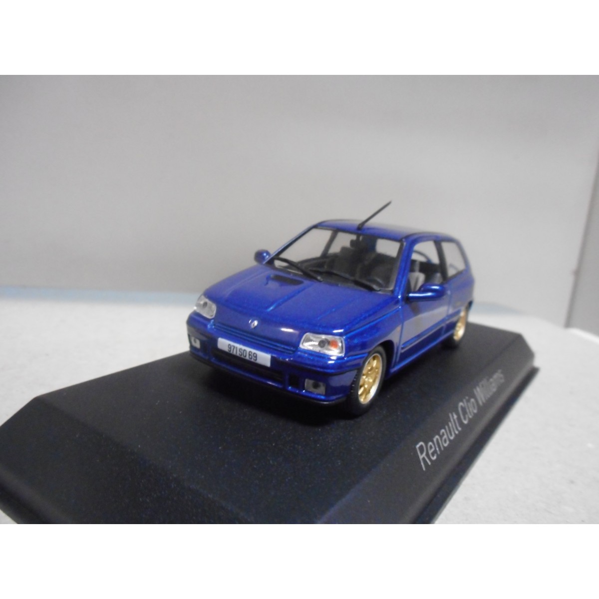 RENAULT CLIO 1 WILLIAMS 1996 BLUE 1:43 NOREV 517521 - BCN STOCK CARS