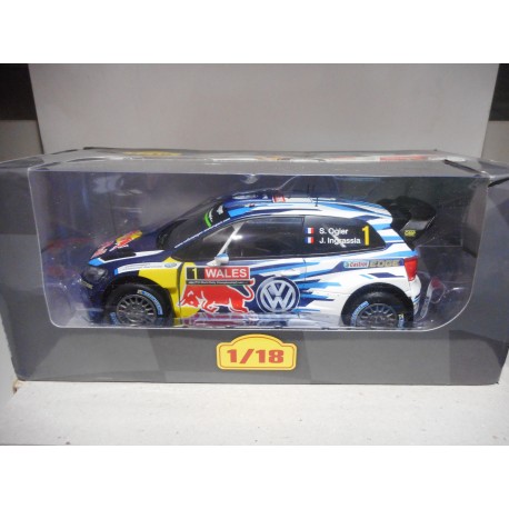 VOLKSWAGEN POLO R WRC RALLY WALES 2015 OGIER 1:18 ALTAYA IXO