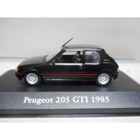 PEUGEOT 205 GTi 1985 BLACK 1:43 ATLAS IXO