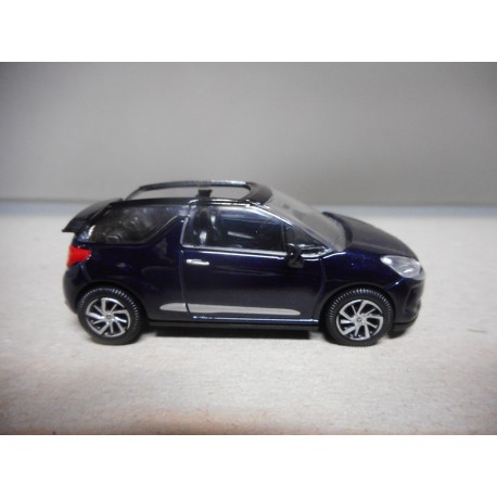 Miniature NOREV 1/18 – Citroën DS3 Cabrio Noire, Collection, Occasion