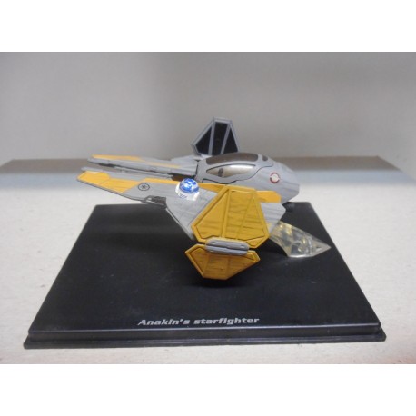 STAR WARS ANAKIN'S STARFIGHTER URNA RAJADA NAVE/STARSHIP DeAGOSTINI