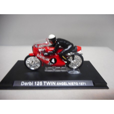 DERBI 125TWIN ANGEL NIETO 1971 MOTO/BIKE 1:24 ALTAYA IXO