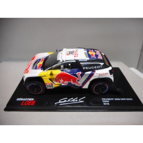 PEUGEOT 3008 DKR MAXI RALLY DAKAR 2018 LOEB 1:43 ALTAYA IXO