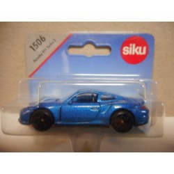 PORSCHE 911 TURBO S BLUE 1:55/apx 1:64 SIKU 1506