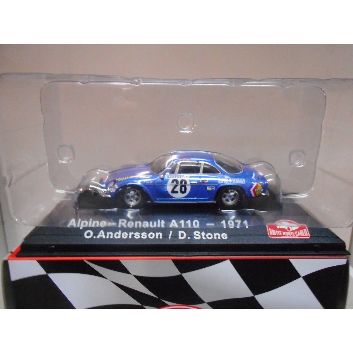 Miniature 1:43 – Alpine A110 – Rallye Monte-Carlo 1971 – Pilote Ove Andersson - Collection