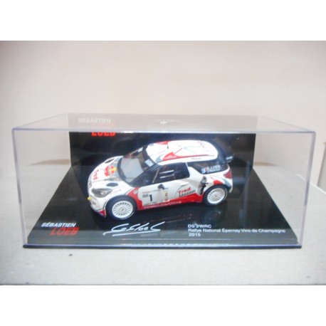 CITROEN DS3 WRC RALLY EPERNAY 2015 LOEB 1:43 ALTAYA IXO