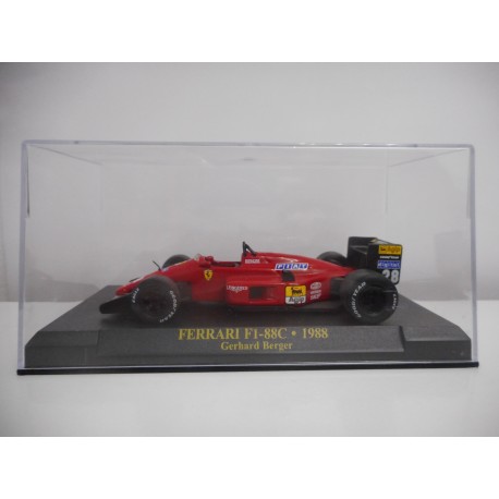 FERRARI F1-88C F1 1988 BERGER FORMULA F1 1:43 ALTAYA IXO HARD BOX EX PRIVADO