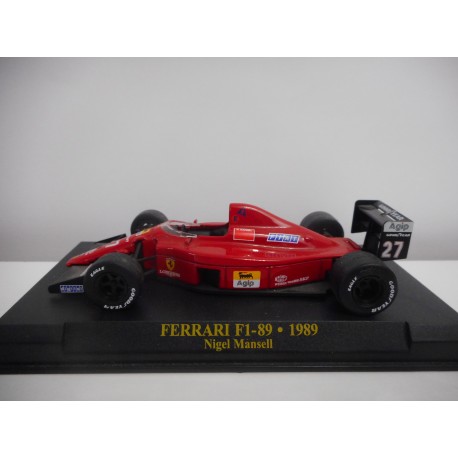 FERRARI F1-89 F1 1989 MANSELL FORMULA F1 1:43 ALTAYA IXO HARD BOX EX PRIVADO