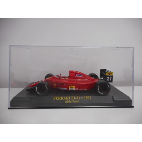 FERRARI F1-91 F1 1991 A.PROST FORMULA F1 1:43 ALTAYA IXO HARD BOX EX PRIVADO