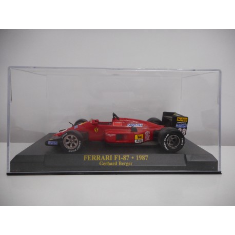 FERRARI F1-87 F1 1987 BERGER FORMULA F1 1:43 ALTAYA IXO HARD BOX EX PRIVADO