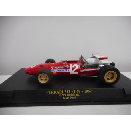 FERRARI 312 F1 1969 RODRIGUEZ FORMULA F1 1:43 ALTAYA IXO HARD BOX EX PRIVADO