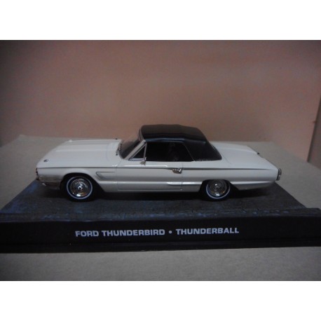 FORD THUNDERBIRD THUNDERBALL 007 JAMES BOND IXO 1:43
