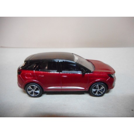 PEUGEOT 3008 RED/NOIR NOREV 3 INCHES 1:64 APX
