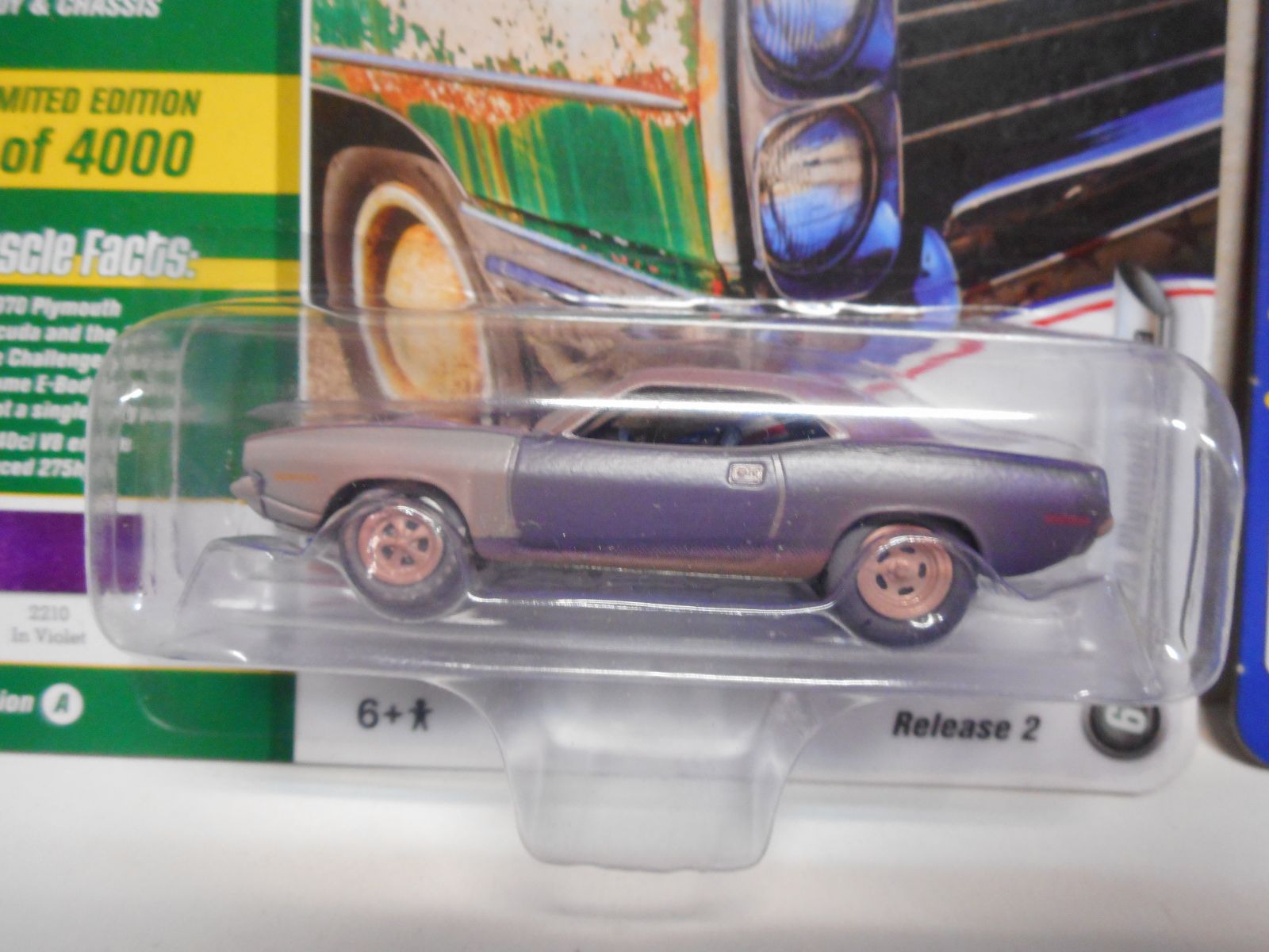 PLYMOUTH CUDA 1970 ESCOGER/CHOOSE/CHOISIR 1:64 JOHNNY LIGHTNING - Imagen 2 de 3