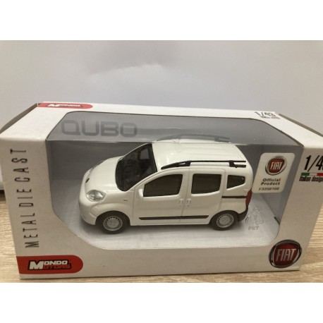 FIAT QUBO WHITE 1:43 MONDO MOTORS USADO/EX COL PRIVADA