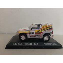 MITSUBISHI PAJERO 4X4 WINNER RALLY DAKAR 1998 FONTENAY  1:43 ALTAYA IXO