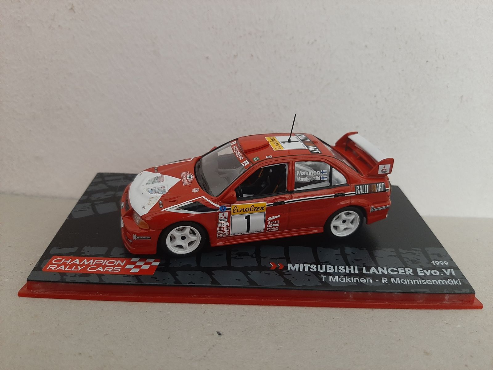 Mitsubishi Lancer Evo 22 Rallye de Chine 1999 Taguchi Tech IXO RAM513