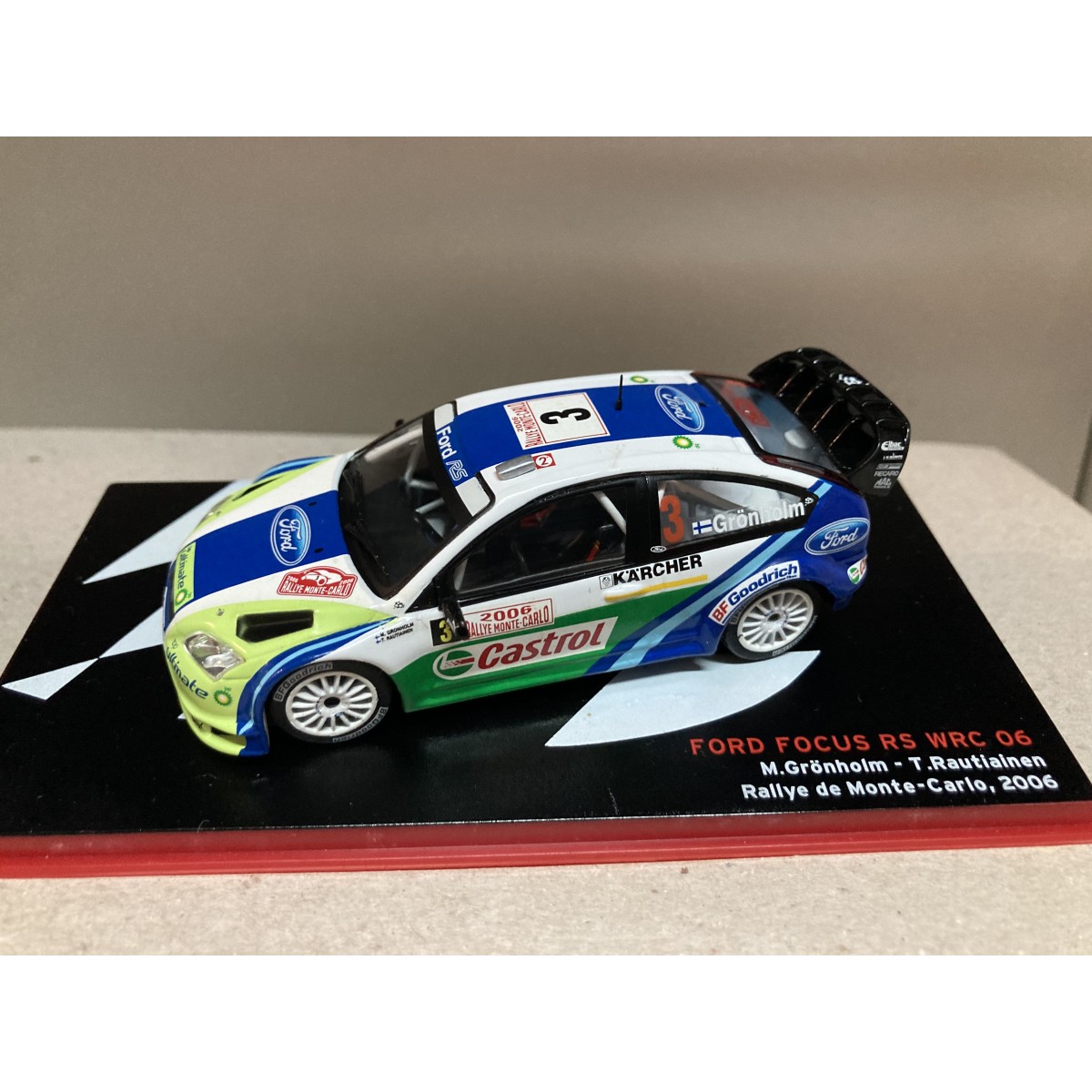 Ford Focus WRC M. Grönholm Monte Carlo 2007 1/43 - IXO RAM281