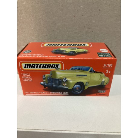 CADILLAC SERIES 62 CONVERTIBLE COUPE 1941 ESCOGER/CHOOSE/CHOISIR 1:64 MATCHBOX
