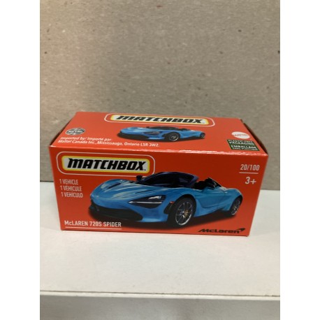 MCLAREN 720S SPIDER ESCOGER/CHOOSE/CHOISIR 1:64 MATCHBOX