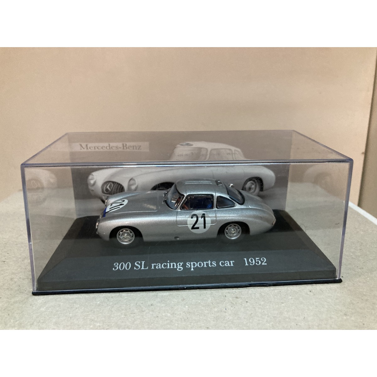 MERCEDES 300 SL N°21 NURBURGRING 1952 H. LANG MAX MODELS 1:43 de re