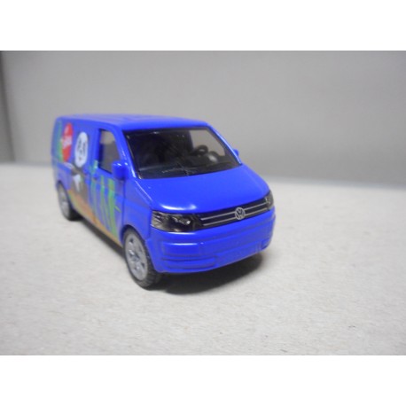 VOLKSWAGEN T5 TRANSPORTER BLUE 1:55 SIKU 1338