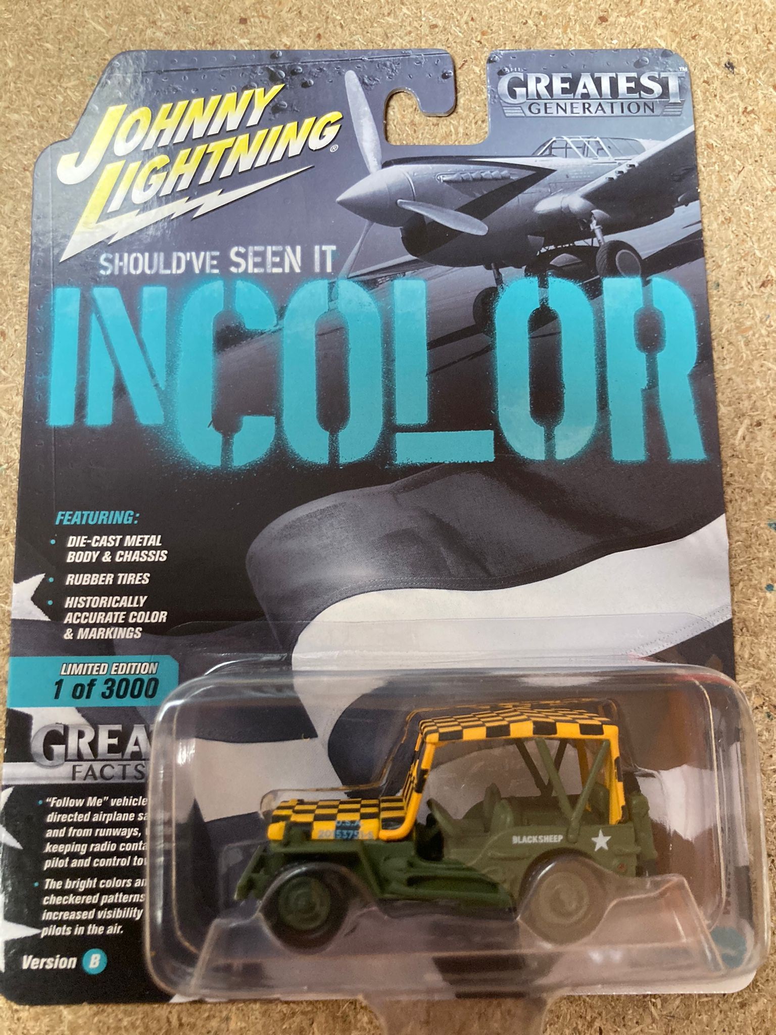 JEEP WILLYS MB WW 2 ESCOGER/CHOOSE/CHOISIR 1:64 JOHNNY LIGHTNING - Imagen 5 de 6