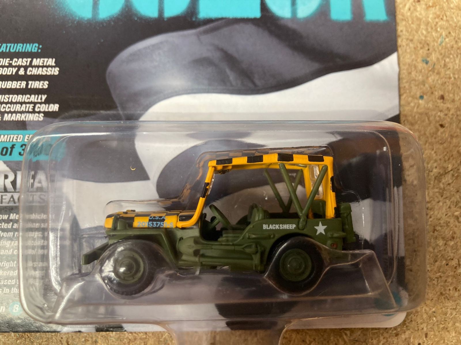 JEEP WILLYS MB WW 2 ESCOGER/CHOOSE/CHOISIR 1:64 JOHNNY LIGHTNING - Imagen 6 de 6
