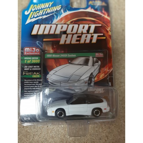 NISSAN 240 SX 1990 CUSTOM IMPORT HEAT 1:64 JOHNNY LIGHTNING