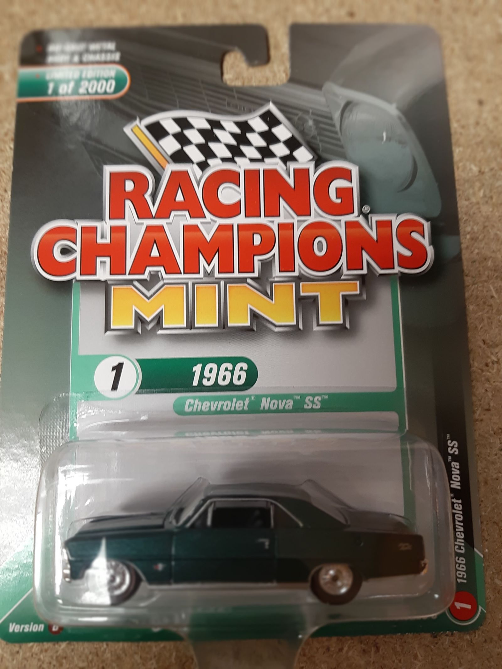 CHEVROLET NOVA 1966 SS 1:64 RACING CHAMPIONS - BCN STOCK CARS