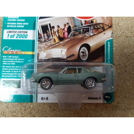 STUDEBAKER AVANTI 1963 SUPERCHARGED CLASSIC GOLD JOHNNY LIGHTNING