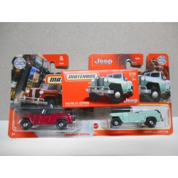 JEEP WILLYS JEEPSTER 1948 ESCOGER/CHOOSE/CHOISIR 1:64 MATCHBOX