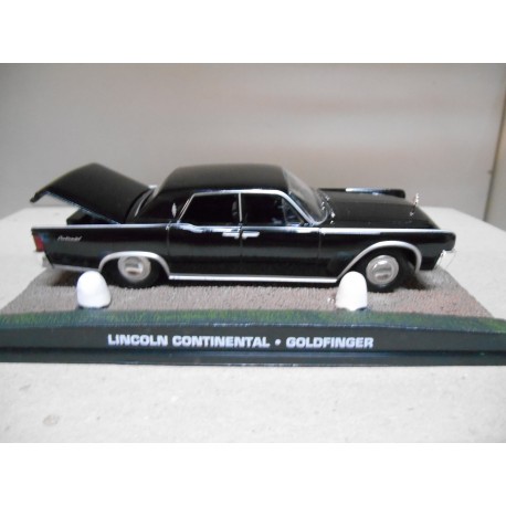 LINCOLN CONTINENTAL GOLDFINGER 007 JAMES BOND IXO 1:43