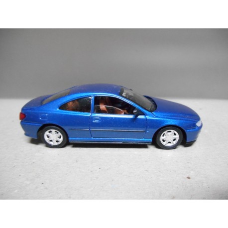 PEUGEOT 406 COUPE BLEU 1:43 SOLIDO HACHETTE/SALVAT USADO/NO CAJA