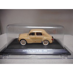 RENAULT 4CV R1062 BERLINE SPORT 1958 1:43 HACHETTE ELIGOR USADO/EX PRIVADO