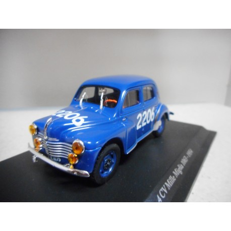 RENAULT 4CV R1063 MILLE MIGLIA n2206 1954 1:43 HACHETTE ELIGOR USADO/EX PRIVADO