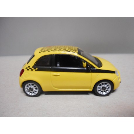 FIAT 500 ABARTH YELLOW 1:43 JET-CAR NOREV USADO/EX PRIVADO