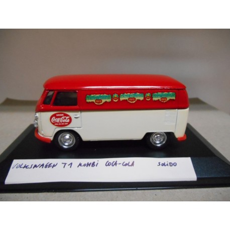 VOLKSWAGEN T1 KOMBI COCA-COLA 1:43 SOLIDO EX/PRIVADO