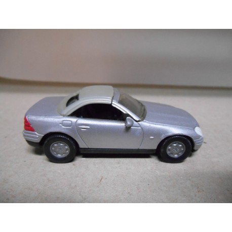 MERCEDES-BENZ 230 SLK KOMPRESSOR SILVER 1:55 SIKU 851 USADO/NO CAJA