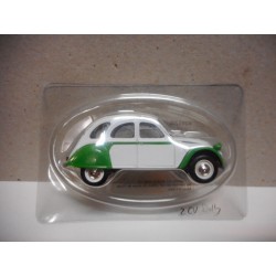 CITROEN 2CV DOLLY GREEN/WHITE 1:43 NOREV HACHETTE USADO/EX PRIVADO