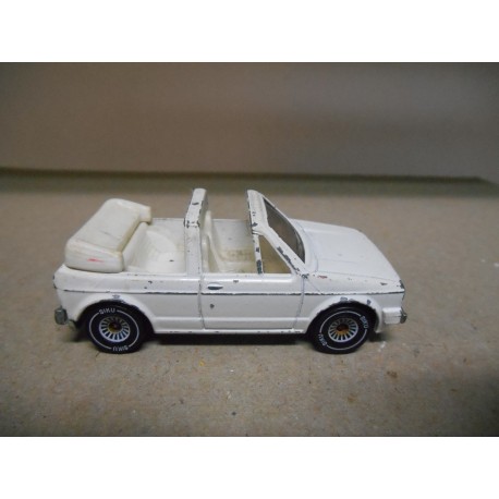 VOLKSWAGEN GOLF 1 CABRIO GLS WHITE USADO/NO CAJA 1:55 SIKU 1033